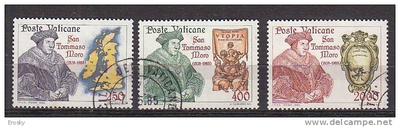 Z1984 - VATICANO SASSONE N°773/75 - VATICAN Yv N°773/75 - Used Stamps