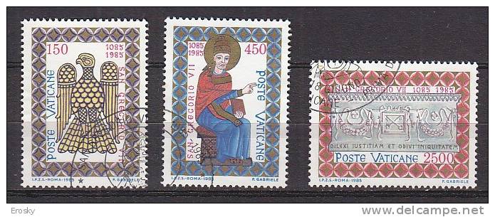 Z1990 - VATICANO SASSONE N°780/82 - VATICAN Yv N°776/78 - Used Stamps