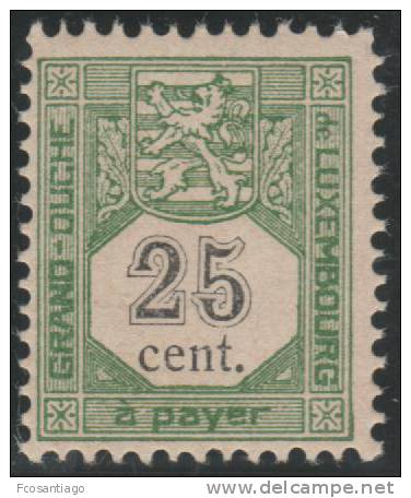 LUXEMBURGO 1907 - Yvert #5 (Fiscal) - MNH ** - Fiscali