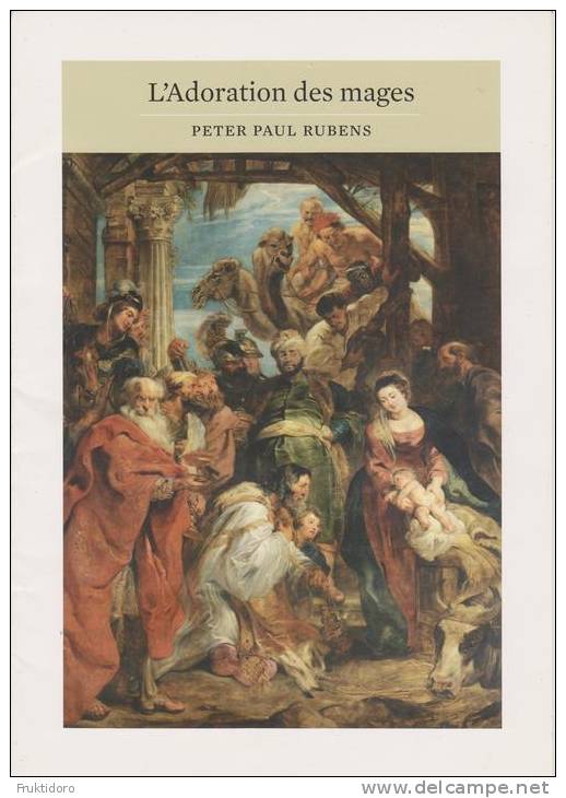 Brochure About L'adoration Des Mages By Peter Paul Rubens - Andere & Zonder Classificatie