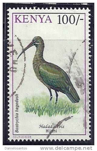 Kenya 1993 Birds Aves Oiseaux Vegels - Hadada Ibis - Bostrychia Hagedash Canc - Ooievaars