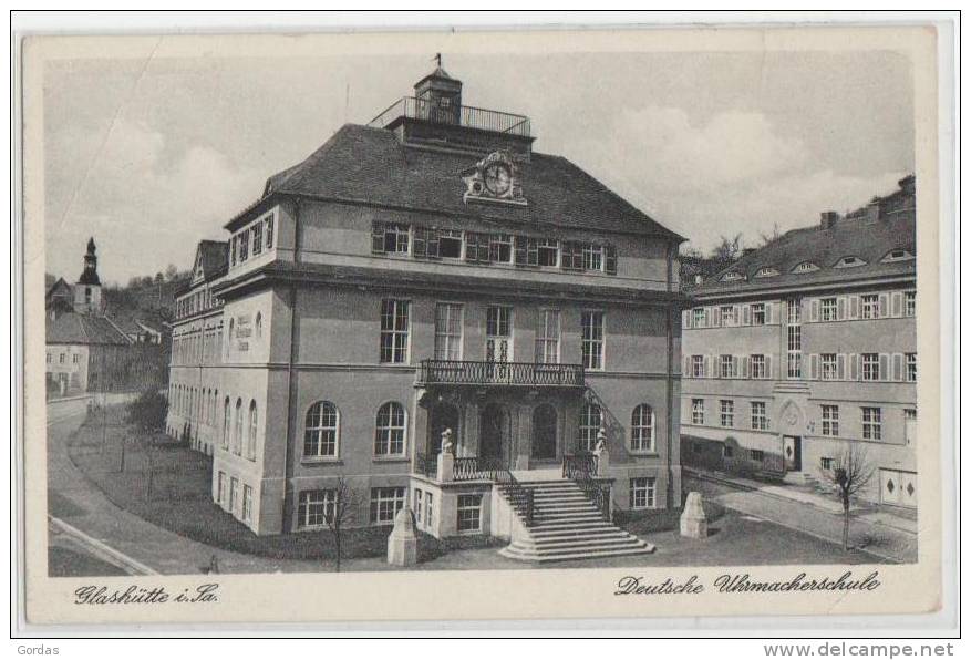 Germany - Glasshutte I. Sa - Geutsche Uhrmacherschule - Glashütte