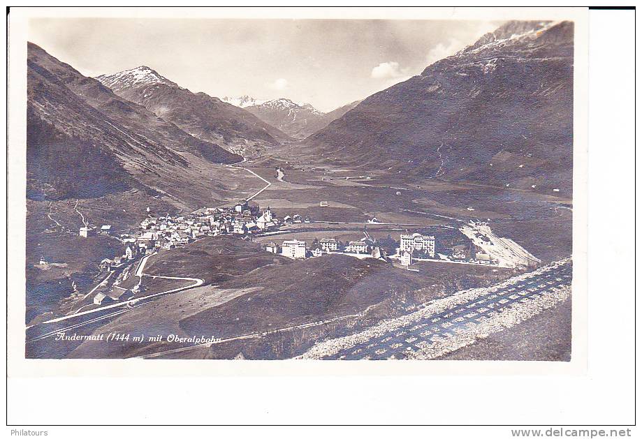 Andermatt (1444m) Mit Oberalpbahn - Matt