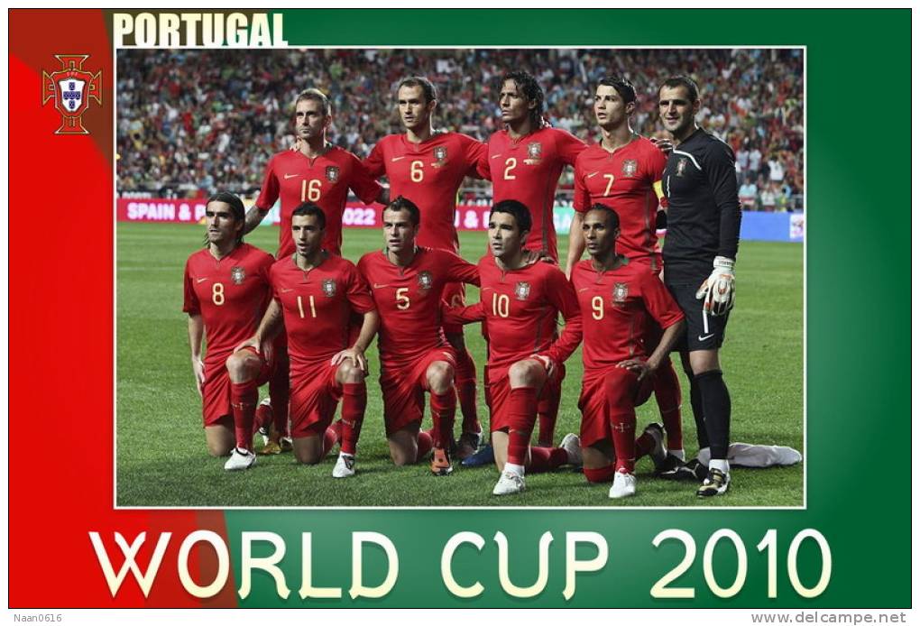 [Y38-22 ]  Portugal Nigeria 2010  South Africa FIFA World Cup  , Postal Stationery -- Articles Postaux -- Postsache F - 2010 – África Del Sur