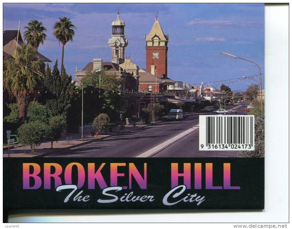 (10) Postcard View Folder - Depliant De Carte Postale - NSW - Broken Hill - Broken Hill