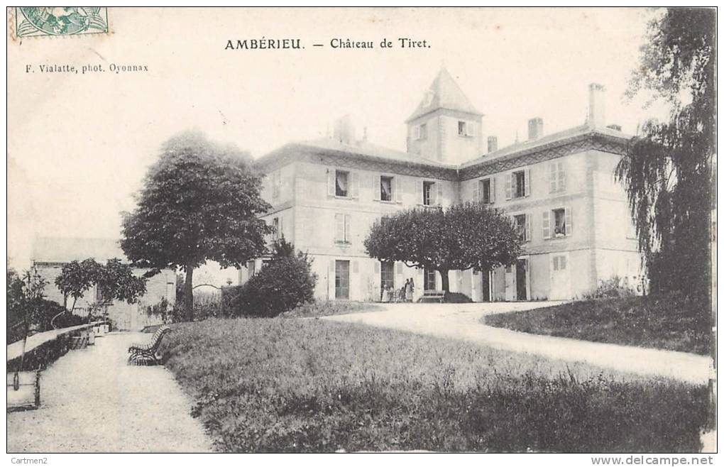 AMBERIEU CHATEAU DE TIRET 01 AIN - Ohne Zuordnung