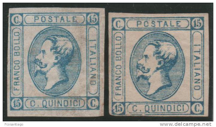 ITALIA 1863 - Yvert #11 (1ª Y 2ª Tirada) - MLH * - Other & Unclassified