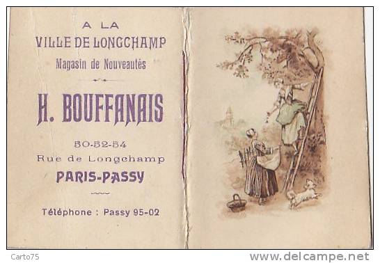 Calendrier - Année 1931 - Ville De Longchamp Paris Passy - Cueillette Cerises - Tamaño Pequeño : 1921-40