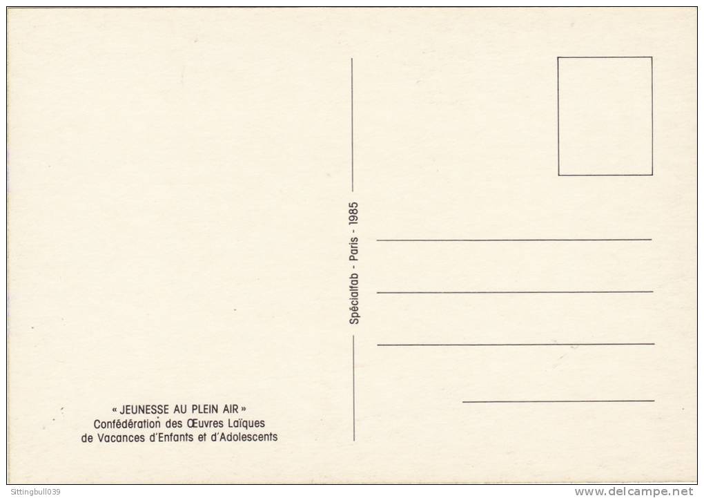KOUPER. MORVAN V. Video Game. Carte Postale JEUNESSE AU PLEIN AIR. 1985.Confédération Des Oeuvres Laïques De Vacances... - Kouper