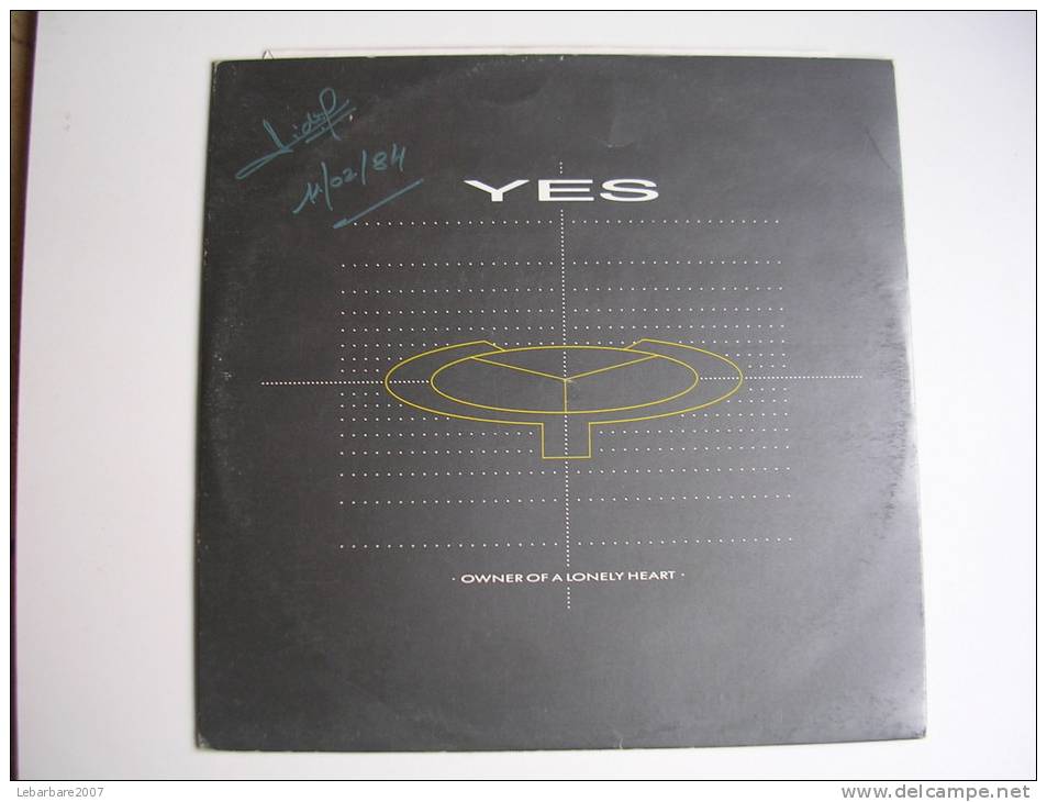 MAXI -   - YES  -  ATCO 796976  " OWNER OF A LONELY HEART " + 2 - 45 T - Maxi-Single