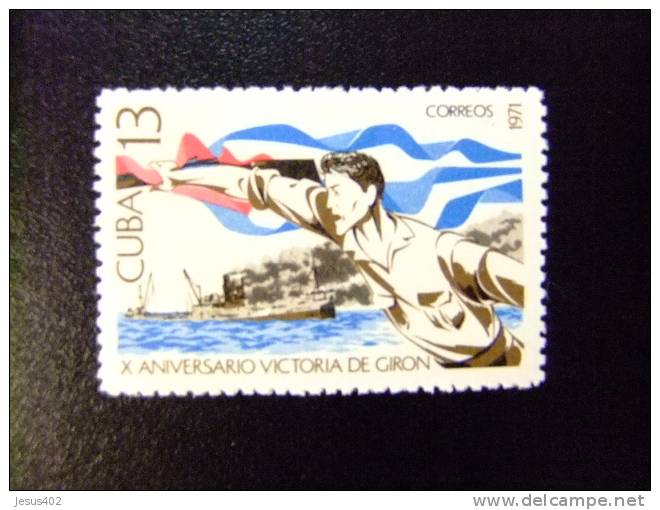 CUBA 1971 10 º ANIVERSARIO De La VICTORIA En La PLAYA GIRON Yvert 1494 ** MNH - Unused Stamps