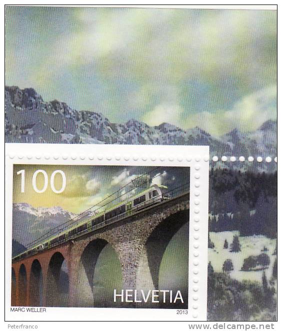 2013 Svizzera - 100° Ferrovie Del Lotschberg - Nuovi