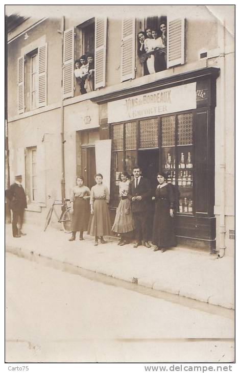 Commerce - Carte-Photo - Magasin Vente  Vins De Bordeaux  - A Situer - Negozi