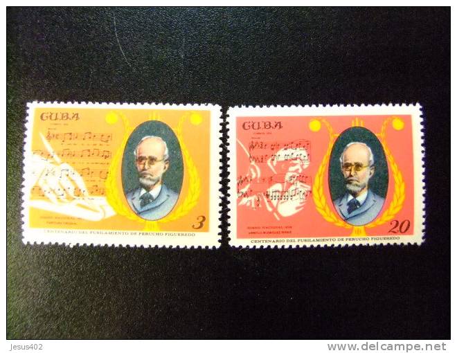 CUBA 1970 CENTENARIO De PERUCHO FIGUEREDO  Yvert 1442 / 43 ** MNH - Unused Stamps