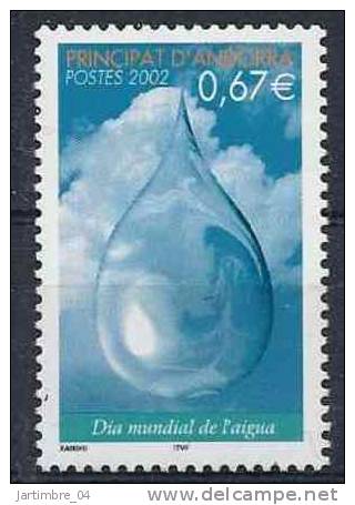 2002 ANDORRE 568** Journée Mondiale De L'eau - Neufs