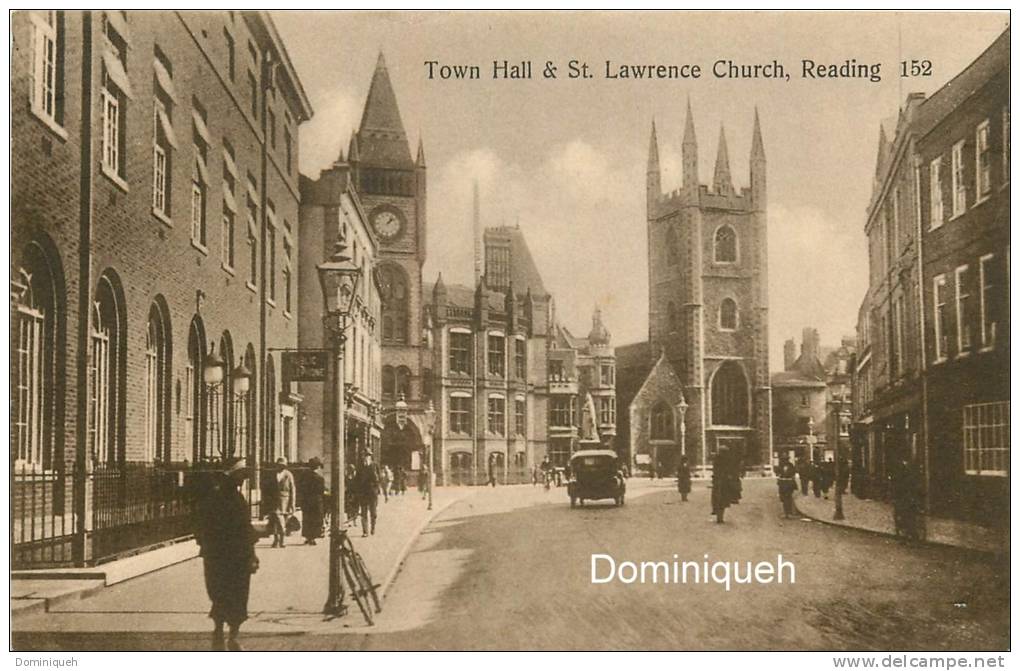 Town Hall & Saint Lawrence Church - Reading