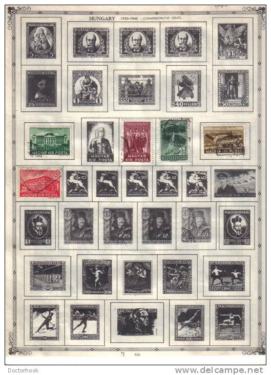 HUNGARY   Collection Of  Mounted Mint And Used As Per Scan. (3 SCANS) - Collections