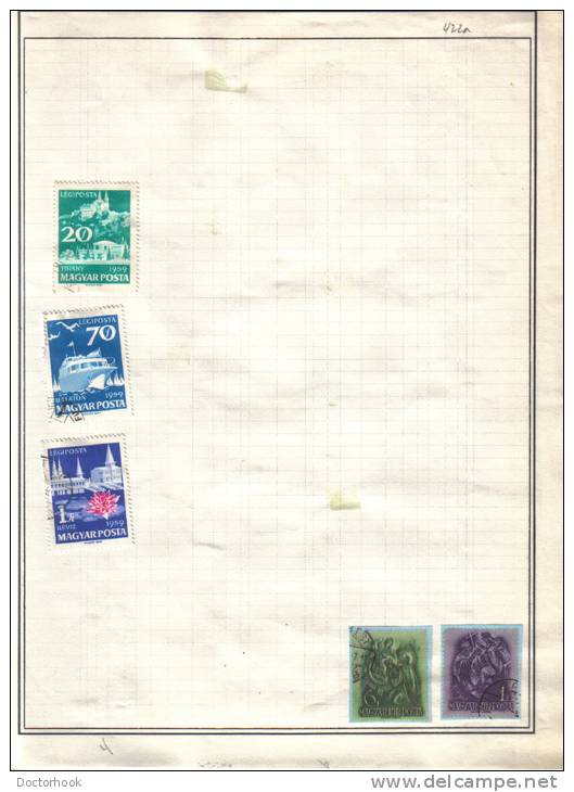 HUNGARY   Collection Of  Mounted Mint And Used As Per Scan. (4 SCANS) - Sammlungen