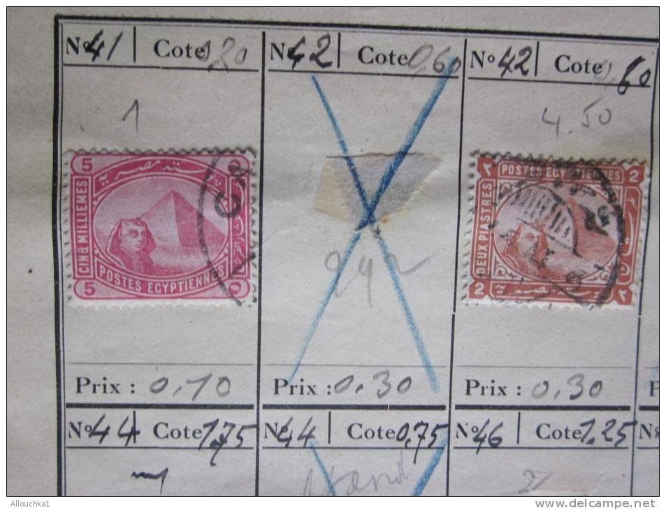 23  Timbres Oblitérés  Égypte Égypt Ex Mandat Protectorat Britannique En Afrique &mdash;&gt;entre Le Numéro 26 Et No 87 - 1915-1921 Protectorat Britannique