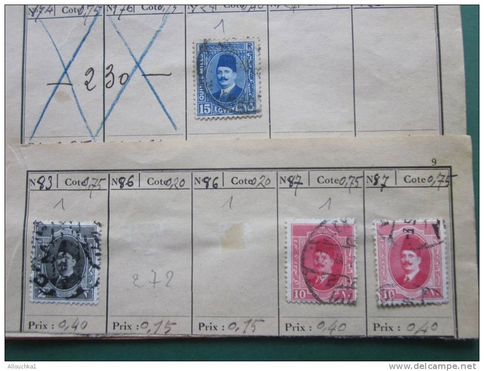 23  Timbres Oblitérés  Égypte Égypt Ex Mandat Protectorat Britannique En Afrique &mdash;&gt;entre Le Numéro 26 Et No 87 - 1915-1921 Protectorat Britannique