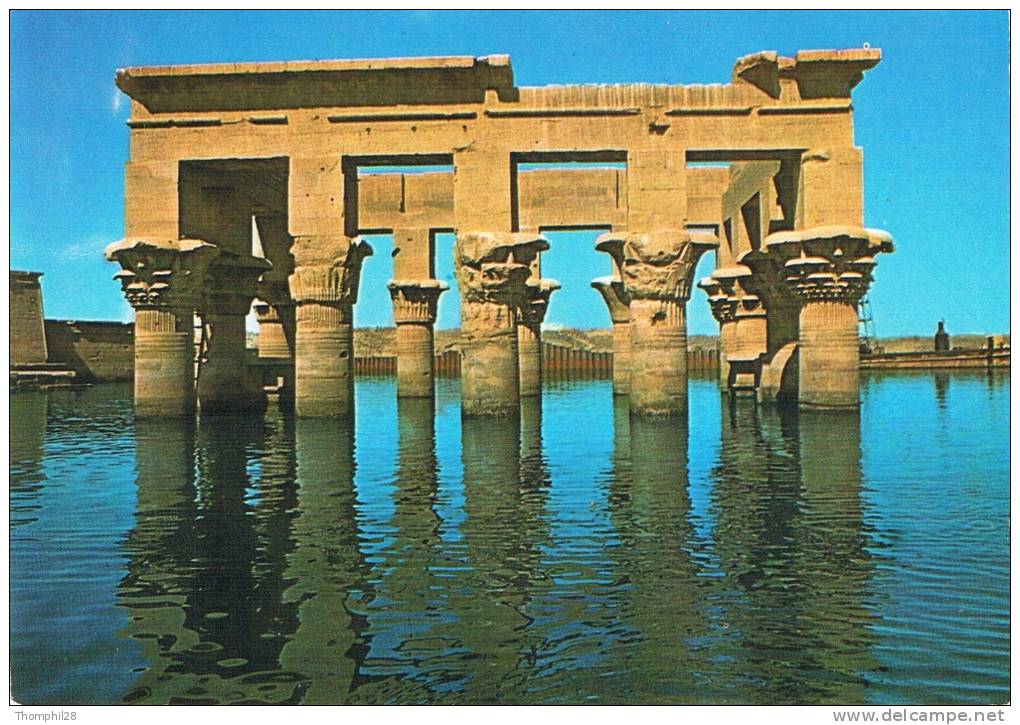 ASSOUAN / ASSWAN - General View Of Isis Temple Of Philoe Partially Covered Under Nile's Flood - TBE, Carte Neuve - Aswan