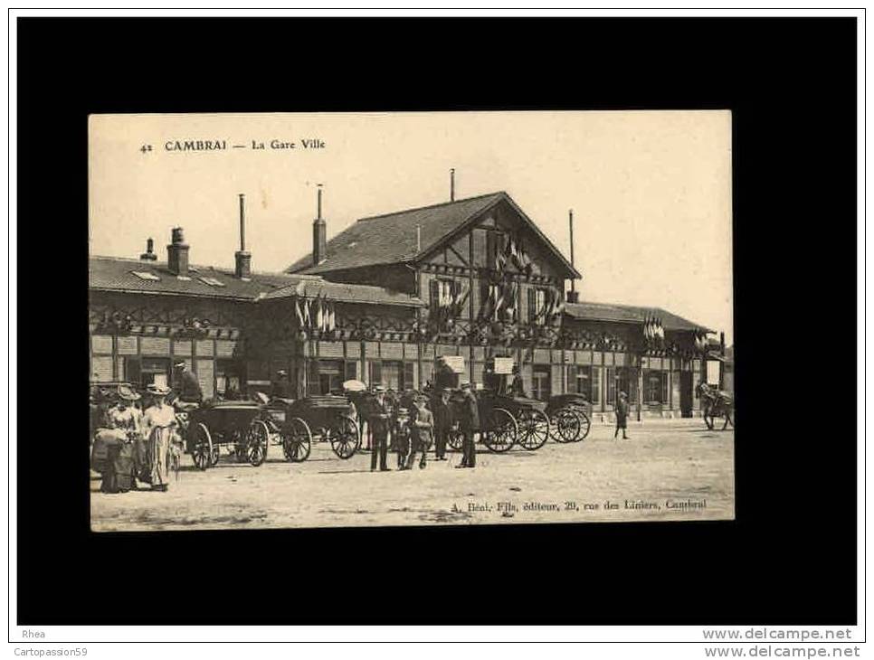 CAMBRAI - La Gare Ville - Cambrai