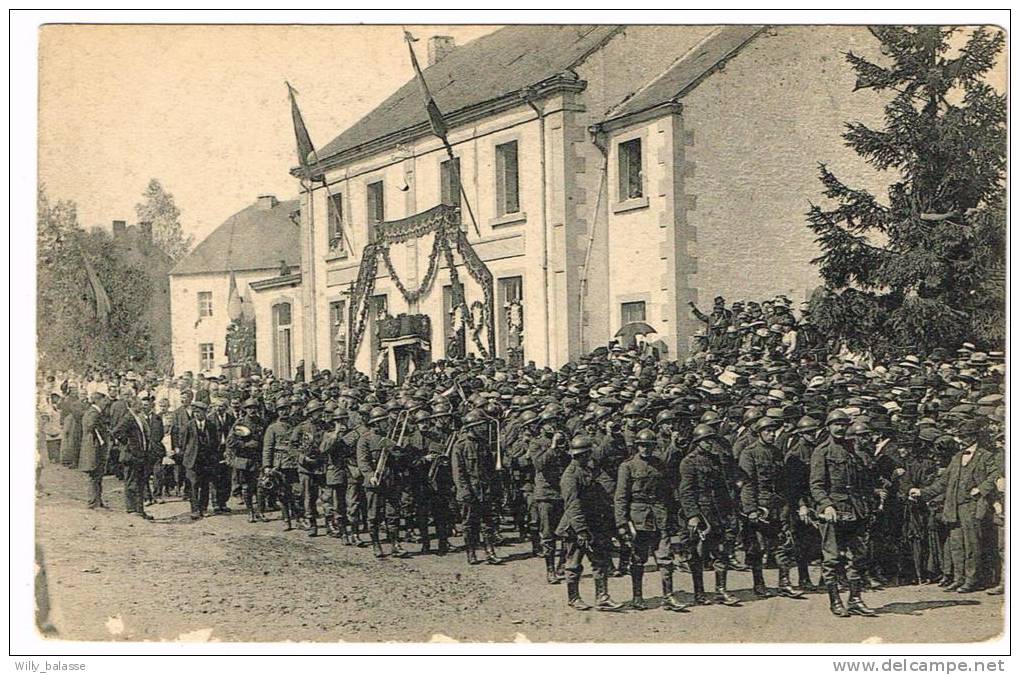 Postkaart / Carte Postale "Tintigny - Manifestation Patriotique 18 Et 19 Juillet 1920 - Détachement De Ligne Du Cortège" - Tintigny