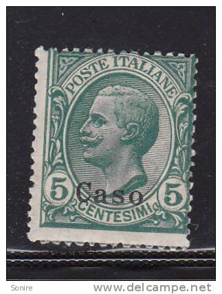 1912-CASO 5 CENT NUOVO MNH** - Egeo (Caso)