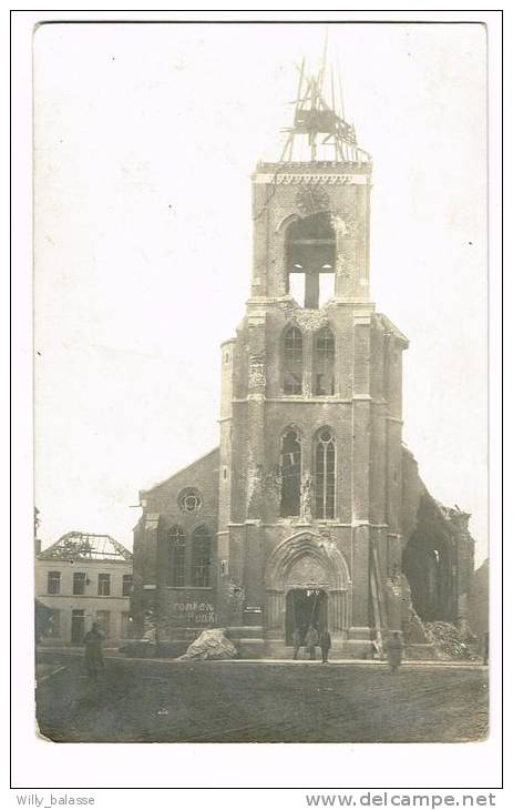 Photo Carte "Beveren - De Kerk / Ruines De L'Eglise" - Beveren-Waas