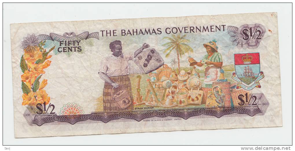 BAHAMAS 1/2 DOLLAR 1965 VF P 17 - Bahamas