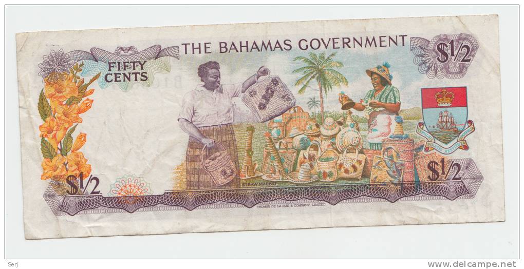 BAHAMAS 1/2 DOLLAR 1965 VF P 17 - Bahamas