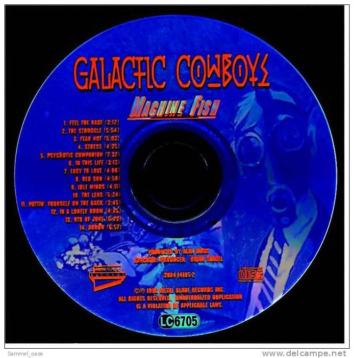 Metal-Musik CD Galactic Cowboys “Machine Fish” -  Von 1996 - Hard Rock & Metal