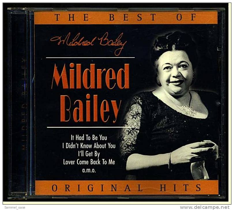 Musik CD Album -  Mildred Bailey - Best Of ... / Original Hits  -  Von 2003 - Jazz