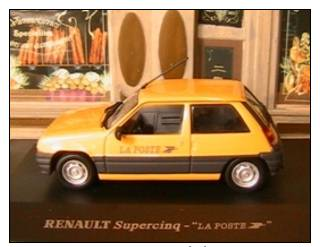 RENAULT 5 SUPERCINQ LA POSTE UNIVERSAL HOBBIES 1/43 JAUNE SUPER CINQ PTT YELLOW - Autres & Non Classés