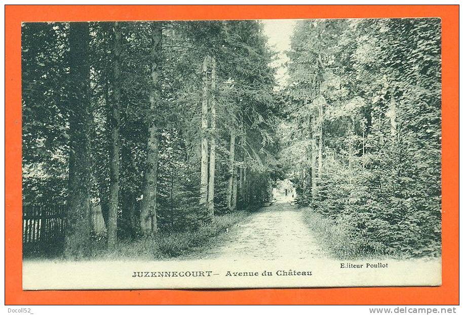 Dpt  52  Juzennecourt   "  Avenue Du Chateau  " - Juzennecourt