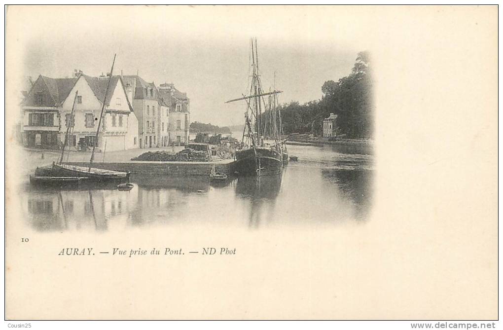 56 AURAY - Vue Prise Du Pont - Auray