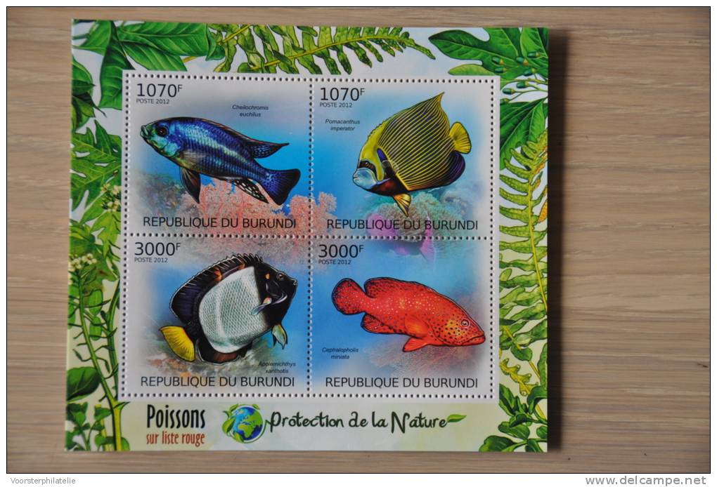 M1-69 ++ 2012 REP. BURUNDI VISSEN FISHES POSSON SWORDFISH - Nuovi