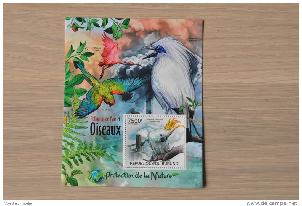 M1-72 ++ 2012 REP. BURUNDI BIRDS OISEAUX VOGELS - Neufs