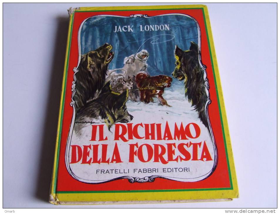 P292 Il Richiamo Della Foresta, Fabbri Editore, Collana Collezione Per Ragazzi, N.15, 1955, Jack London - Niños Y Adolescentes