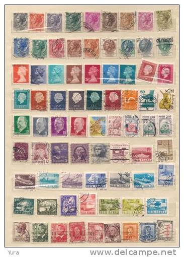 Lot 125 World 2 Scans 150 Different - Lots & Kiloware (mixtures) - Max. 999 Stamps