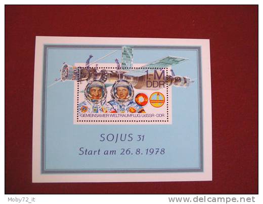 DDR - 1978 - Foglietto Spazio - Soyuz - Nuovo - Mi Block 53 - Europe