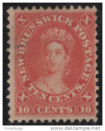 NEW BRUNSWICK 1860/63 - Yvert #7 - MLH * - Unused Stamps