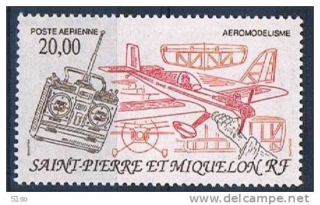 St PIERRE ET MIQUELON 1992 - PA 71 - Aeromodelisme - Neuf Sans Charnière - Côte 9,00 €uros - Nuevos