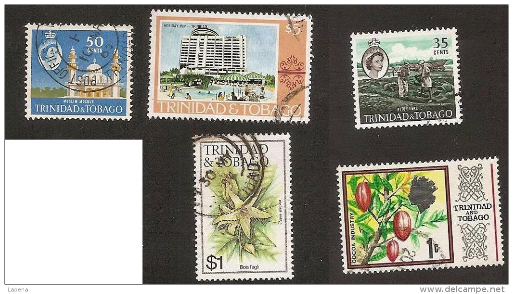 Trinidad & Tobago Used 5 Sellos - Trindad & Tobago (1962-...)