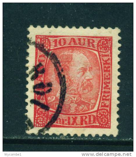 ICELAND - 1902 King Christian IX 10a Used As Scan - Used Stamps