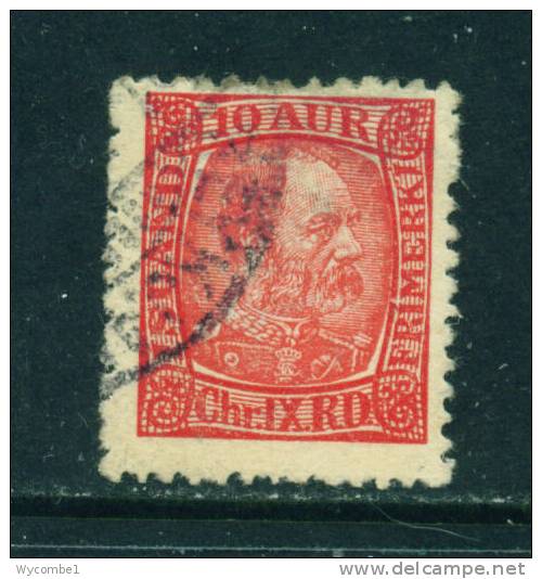 ICELAND - 1902 King Christian IX 10a Used As Scan - Used Stamps