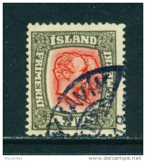 ICELAND - 1907 Kings Christian IX And Frederick VIII  4a Used As Scan - Usados