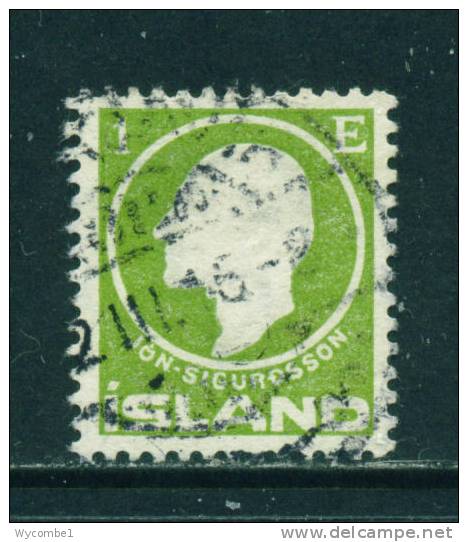 ICELAND - 1911 Jon Sigurdsson  1e Used As Scan - Used Stamps