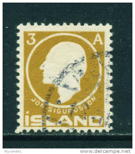 ICELAND - 1911 Jon Sigurdsson 3a Used As Scan - Used Stamps