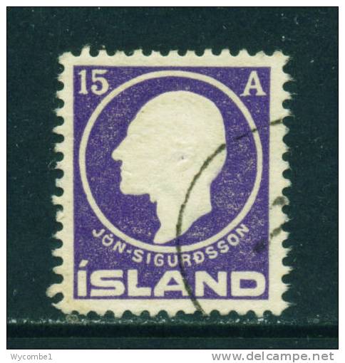 ICELAND - 1911 Jon Sigurdsson 15a Used As Scan - Used Stamps